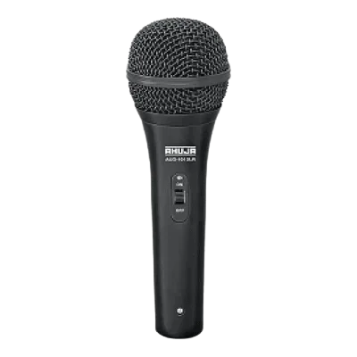 Ahuja AUD-101XLR Ahuja Microphone with 10 Mtr Cable + Mic Holder - Vocal