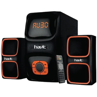 Havit Multimedia Speaker HV-SF30BB8T-Bluetooth, Card Reader SD, Extra Bass & Remote Control