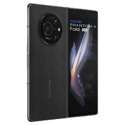Tecno Phantom V Fold - 6.42'', 12gb RAM, 256Gb ROM, Android 13, Dual SIM, 5G Network, Black, 5000mAh