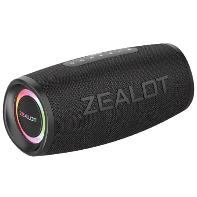 ZEALOT S56, Portable Bluetooth Speakers, BassUp Technology, IP67 Waterproof,20H Playtime, Stereo, EQ ,Speaker