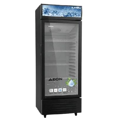Aeon DISPLAY COOLER; 300L, Single Door, Digital Display, Internal LED, Adjustable Shelfs, Dynamic cooling, Low energy consumption | ASC300