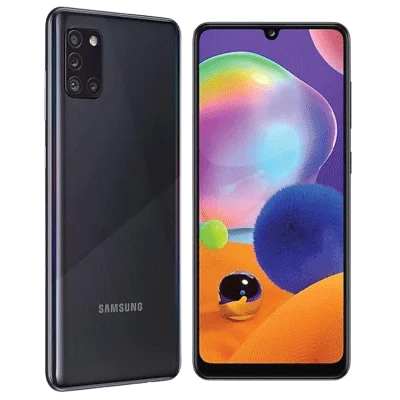 SAMSUNG Galaxy A31-	6.4", 128GB Storage, Fingerprint (under display, optical), Li-Po 5000 mAh