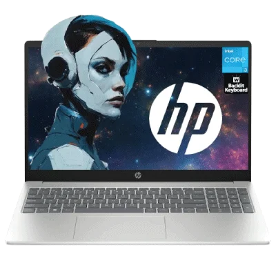 HP 250 G10 15.6 inches Notebook, Full HD - 1920 x 1080, Intel Core i3, 13th Gen, 8 GB Total RAM, 512 GB SSD, Keyboard backlit, Windows 11 + Free bag
