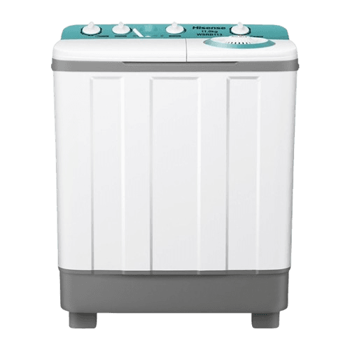 Hisense 7.5 KG Washing Machine, Twin Tub, Classical Design, Lint Filter ,White Color | WSQB 753