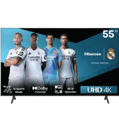 Hisense 55A6N UHD 4K VIDAA Smart TV,Dolby Vision, Game Mode Plus, DTS Virtual X, TV Voice Control, Dual Volume Contro