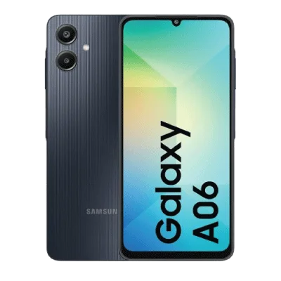 SAMSUNG A06 LTE 6.7inches, 4GB RAM+128GB ROM, MediaTek Helio G85, Android 14, 5000 mAh Battery, Fingerprint Sensor