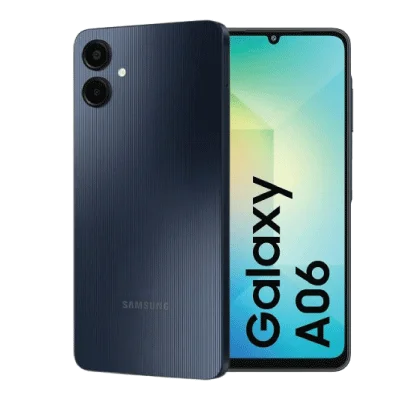 SAMSUNG A06 LTE 6.7inches, 4GB RAM+64GB ROM, MediaTek Helio G85, Android 14, 5000 mAh Battery, Fingerprint Sensor