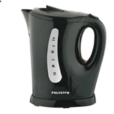 POLYSTAR 1.8L Electric Kettle, Auto Switch Off, Power 1200w, Anti Dry Boiling Thermostat, Full Copper Wire Cable, Bs Plug | PVKL-903