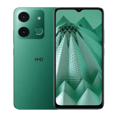 HMD Aura, 6.56 inches, HD+ V-notch display 60Hz, 4GB RAM, 64gb,13MP Main camera with 5MP selfie camera, 5,000mAH battery with 10W charging