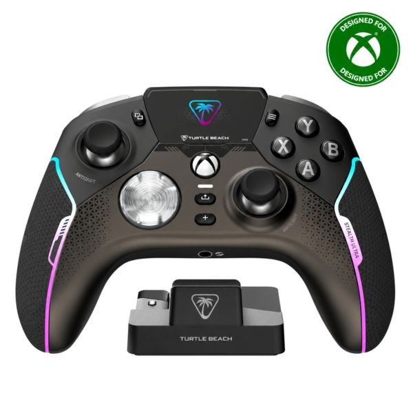 Turtle Beach Stealth Ultra High-Performance Wireless Gaming Controller Licensed for Xbox Series X|S, Xbox One, Windows PC & Android – LED Dashboard, Charge Dock, RGB Lighting, 30-Hr Battery, Bluetooth