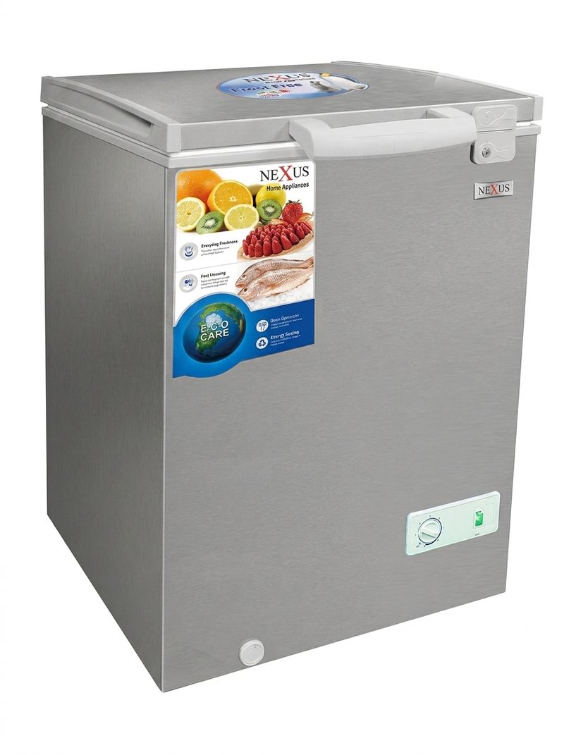 Nexus 100 Litres Chest Freezer-Light White | NX-150C
