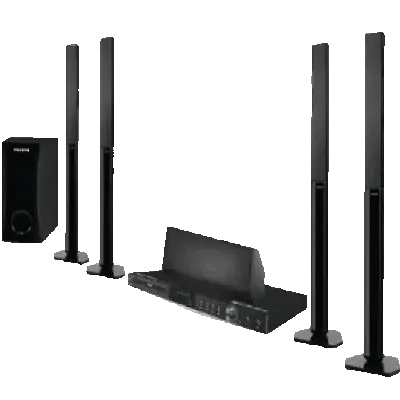 Polystar Tallboy Home Theatre Karaoke, Compatible with PAL/NTSC TV Systems, Decoder Output | PV-HT735T4