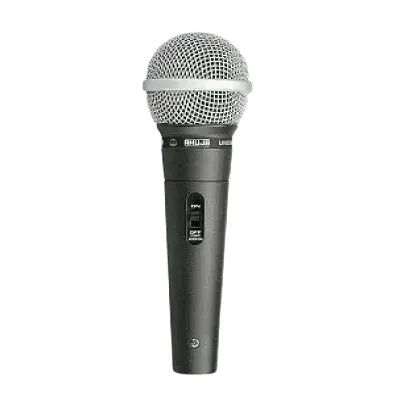 Ahuja AUD-98XLR Ahuja Microphone with 10 Mtr Cable + Mic Holder - Vocal