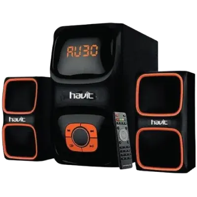 Havit Multimedia Speaker HV-SF30BB8T-Bluetooth, Card Reader SD, Extra Bass & Remote Control
