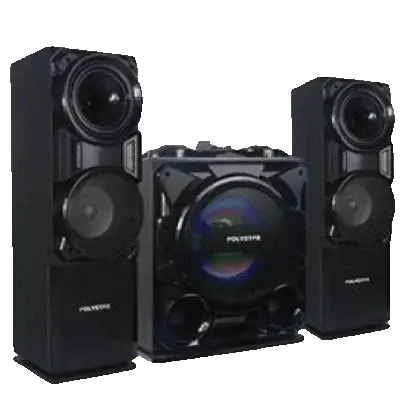 Polystar Boom Speaker Without Dvd Player Disco Light Led Display, Fm/Usb/Card Read Bluetooth, With Remote Control| PV-SUB811