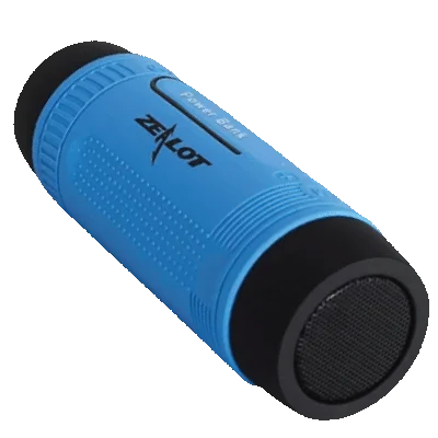 Zealot S1 Bluetooth Speaker with Flashlight AND RADIO | Portable Speaker Waterproof IPX5 Wireless Bike Speaker, 4000mAh Battery, LED Light, TF Card Play, for Outdoor Use