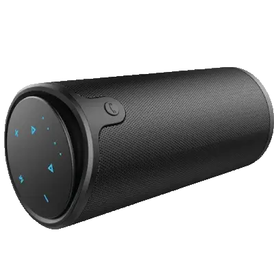 Zealot S8 Bluetooth Speaker With Touch Control; Supports TF Card Music Playing and 5V USB Power Output (Black)