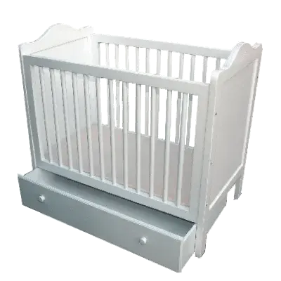 Vitafoam Wooden baby cot with Storage