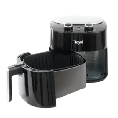 Royal 4.3L Air Fryer | RAF9001-GS - Detachable non-stick drawer, Detachable frying basket, Overheat protection