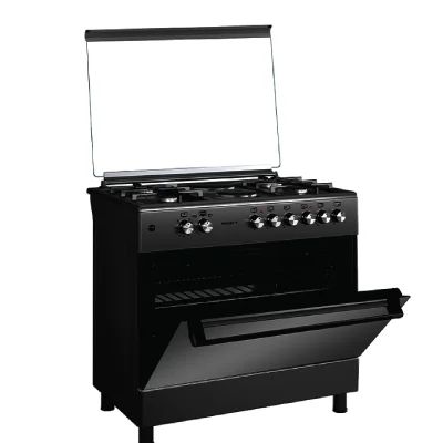 Maxi 60*90 (4+2) Burner Gas Cooker | Black Gray