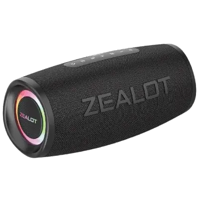 ZEALOT S56, Portable Bluetooth Speakers, BassUp Technology, IP67 Waterproof,20H Playtime, Stereo, EQ ,Speaker