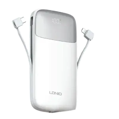 Ldnio PQ19 10000mah Power Bank + Cable