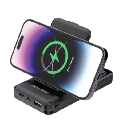 New Age Wireless Charging Power Bank 10000mAh Multi-purpose