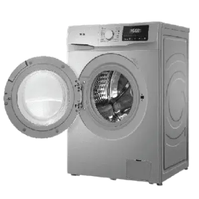TCL-F608FLS, 8Kg, Front Load, Digital Display, 1000RPM, Memory Backup, SS Honeycomb Drum, Magic Filter, Add Garment, Silver