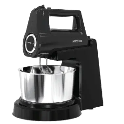 Maxi Standing Kitchen Mixer with Bowl 400 Watt Black | HM0293A