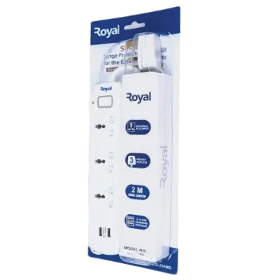 Royal 4-Socket Smart Surge Protector | R-205MS