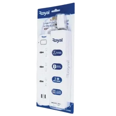 Royal 4-Socket Smart Surge Protector | R-205MS