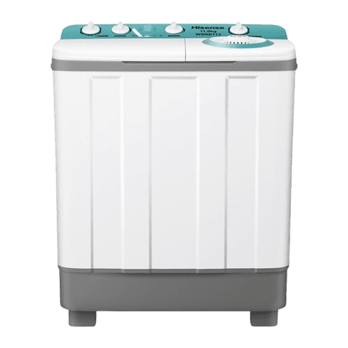 Hisense 7.5 KG Washing Machine, Twin Tub, Classical Design, Lint Filter ,White Color | WSQB 753
