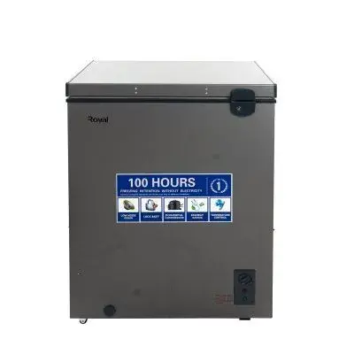 Royal 105-Litre Chest Freezer | RCF-HD105, Manual Defrost, LED Lighting, Fast Freezing