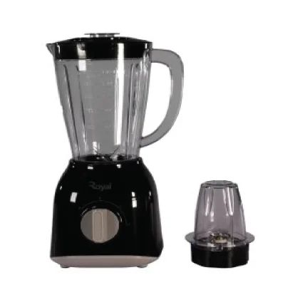 Royal 1.5 Liter plastic, 400W Blender with Grinder, RBL2005BG