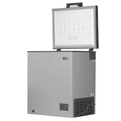 Nexus NX-160HCE CHEST FREEZER-SILVER, Energy saving A+, Lock and Key control, Strong Handles