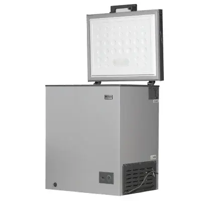 Nexus NX-160HCE CHEST FREEZER-SILVER, Energy saving A+, Lock and Key control, Strong Handles