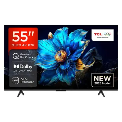 TCL 55 Inch P7K QLED 4K HDR Smart Google TV (55P7K-UK)
